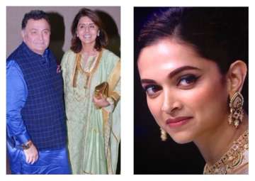 Rishi Kapoor, Neetu Kapoor, Deepika Padukone