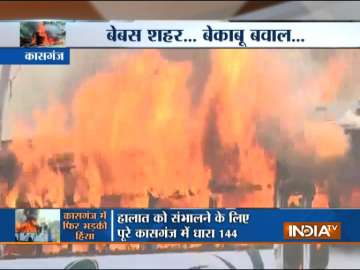 Kasganj violence has disturbed live in the district since yesterday