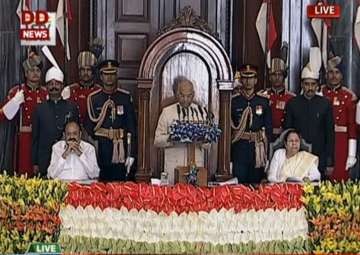 President Ram Nath Kovind's maiden address to the joint sitting of both Houses of Parliament