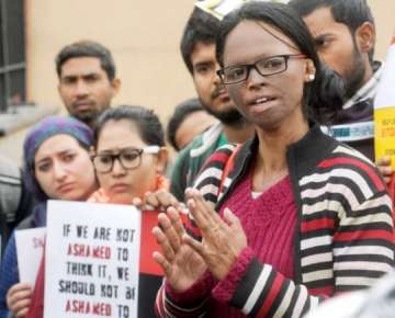  File picture of acid attack survivor, Laxmi.