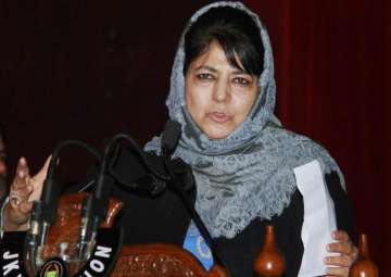 File pic of Mehbooba Mufti 