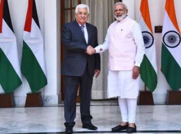 Prime Minister Narendra Modi,  Palestine President Mahmoud Abbas