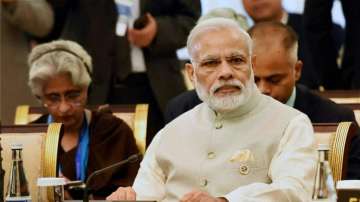 PM Modi during pre-budget meeting at NITI Aayog