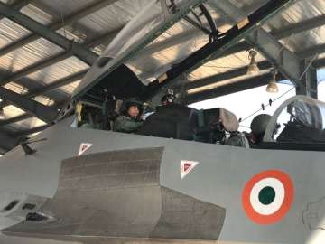Defence Minister Nirmala Sitharaman undertakes sortie in Sukhoi-30 MKI fighter jet.