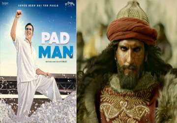 Padman and Padmaavat posters