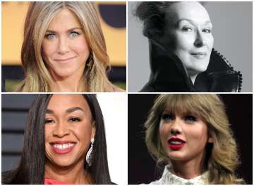 Jennifer Aniston, Meryl Streep, Shonda Rhimes, Taylor Swift 