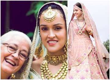 Nafisa Ali’s daughter Pia in Sabyasachi bridal outfit