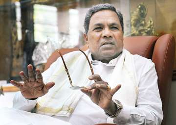 File pic of Karnataka CM Siddaramaiah