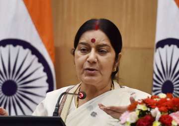 File pic of External Affairs Minister Sushma Swaraj