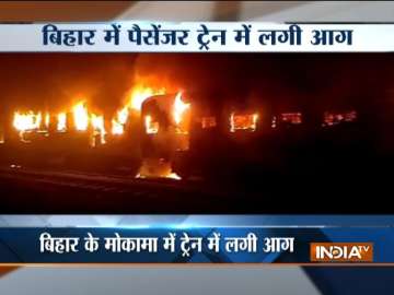 Six coaches of Patna-Mokama passenger train gutted in fire, no casualties