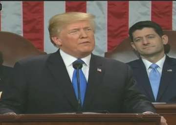 US President Donald Trump kicked off his State of the Union speech with recollections of the year past.