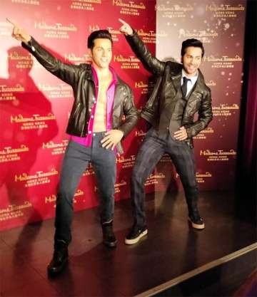 Varun Dhawan unveils wax statue at Madame Tussauds