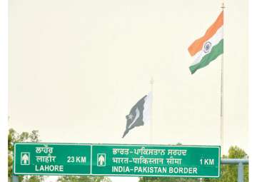 At Attari-Wagah Boarder, it is ‘flag war’ between India and Pakistan 