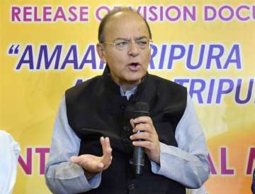 Tripura polls: Arun Jaitley releases BJP's vision document, says BJP main rival of Left Front