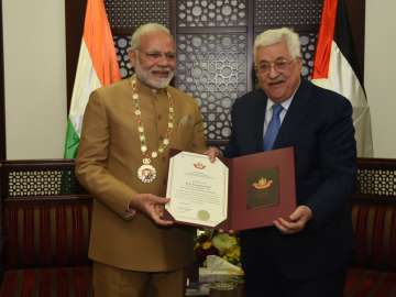 PM Modi conferred 'Grand Collar of the State of Palestine' 