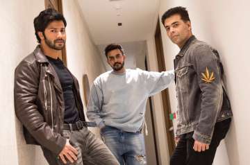 Varun Dhawan, Karan Johar and Shashank Khaitan