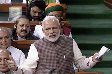 Country suffering due to 'wrong' policies of Congress, says PM Modi in Lok Sabha