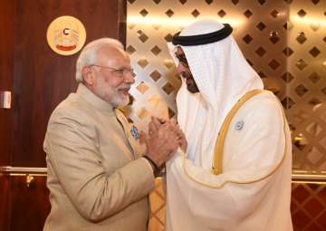 PM Modi personally received by Crown Prince of Abu Dhabi