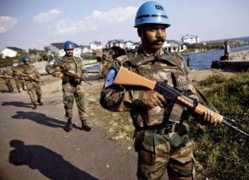 Indian soldiers from the UN Peacekeeping mission in DR Congo - File Photo

