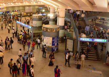 Representational pic - Delhi: Protests at Rajiv Chowk Metro Station against fare hike