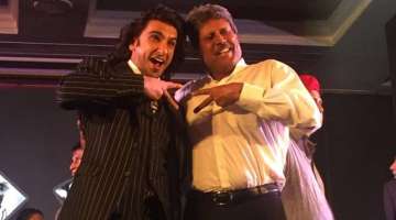 Ranveer Singh and Kapil Dev