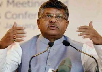 File pic - Ravi Shankar Prasad