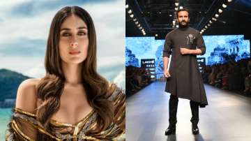 Saif Ali Khan at  LFW and Kareena Kapoor