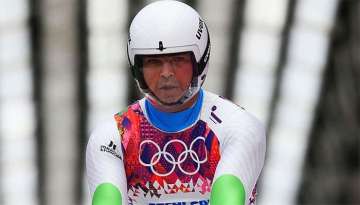 Men's Luge Event Winter Olympics