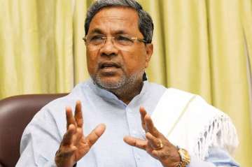 File photo of Karnataka Chief Minister Siddaramaiah.