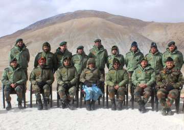 Defence Minister Nirmala Sitharaman visits forward posts in Ladakh