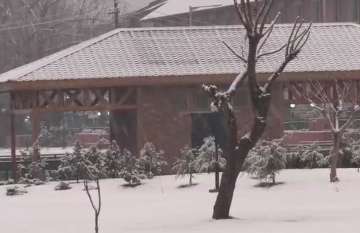 Snowfall shuts Jammu-Srinagar highway, temperature dips in North India
