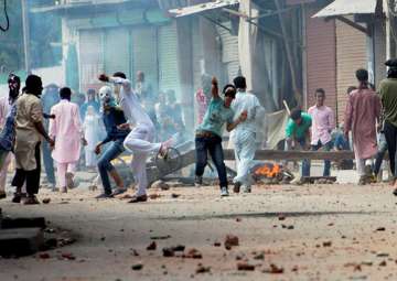 Representational pic - Stone-pelting in J-K: NHRC takes cognizance of complaint by Army officers' children 