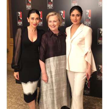 Kareena Kapoor Khan, Karisma Kapoor, Hillary Clinton