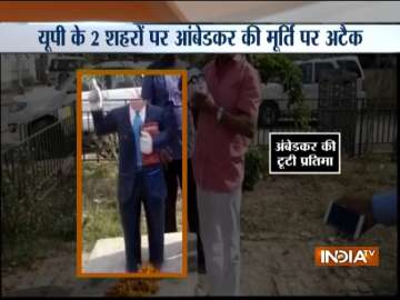 Miscreants vandalise BR Ambedkar's statues in Uttar Pradesh again