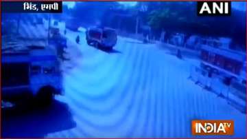CCTV footage shows how the journalist was 'deliberately' killed in Bhind