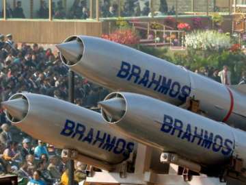 India successfully test-fires supersonic cruise missile BrahMos from Pokhran range in Rajasthan.