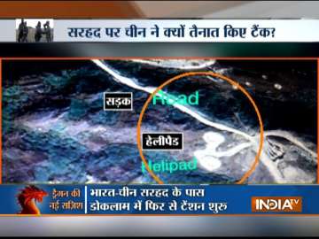 Satellite images show China building helipads, sentry posts in Doklam area.