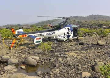 Indian Coast Guard chopper crashlands near Mumbai, all crew members safe
