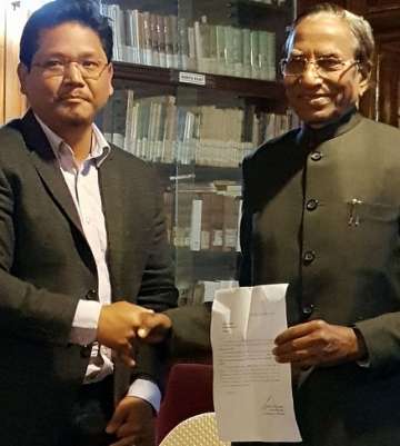 Conrad Sangma meets Governor