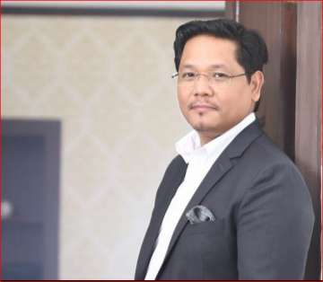 NPP president Conrad Sangma 