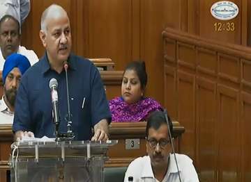 Delhi Finance Minister Manish Sisodia presents green budget 2018-19