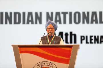 Congress Plenary Session: NDA messed up economy, mismanaged J&K, says former PM Manmohan Singh