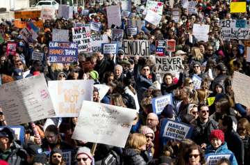 MarchForOurLives: Youth-led rally to demand gun control is US draws millions of supporters