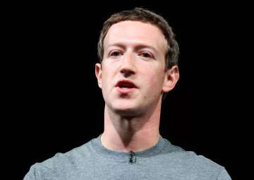 File pic of Facebook founder Mark Zuckerberg