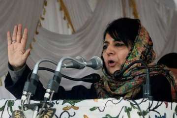 File photo of Jammu and Kashmir Chief Minister Mehbooba Mufti