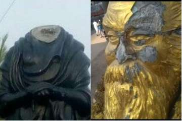 This is the second time Tamil icon Periyar's statue has been vandalised in last one month. 