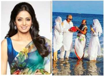 Sridevi ashes immersed 