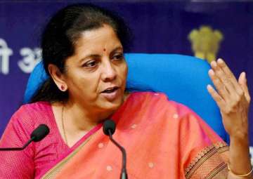 File pic of Nirmala Sitharaman