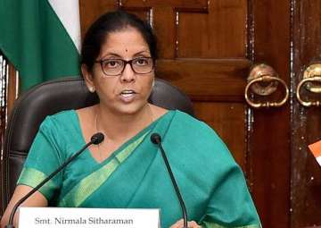 File pic of Defence Minister Nirmala Sitharaman 
