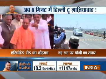 Yogi Adityanath inaugurates 10.3-km Hindon elevated road